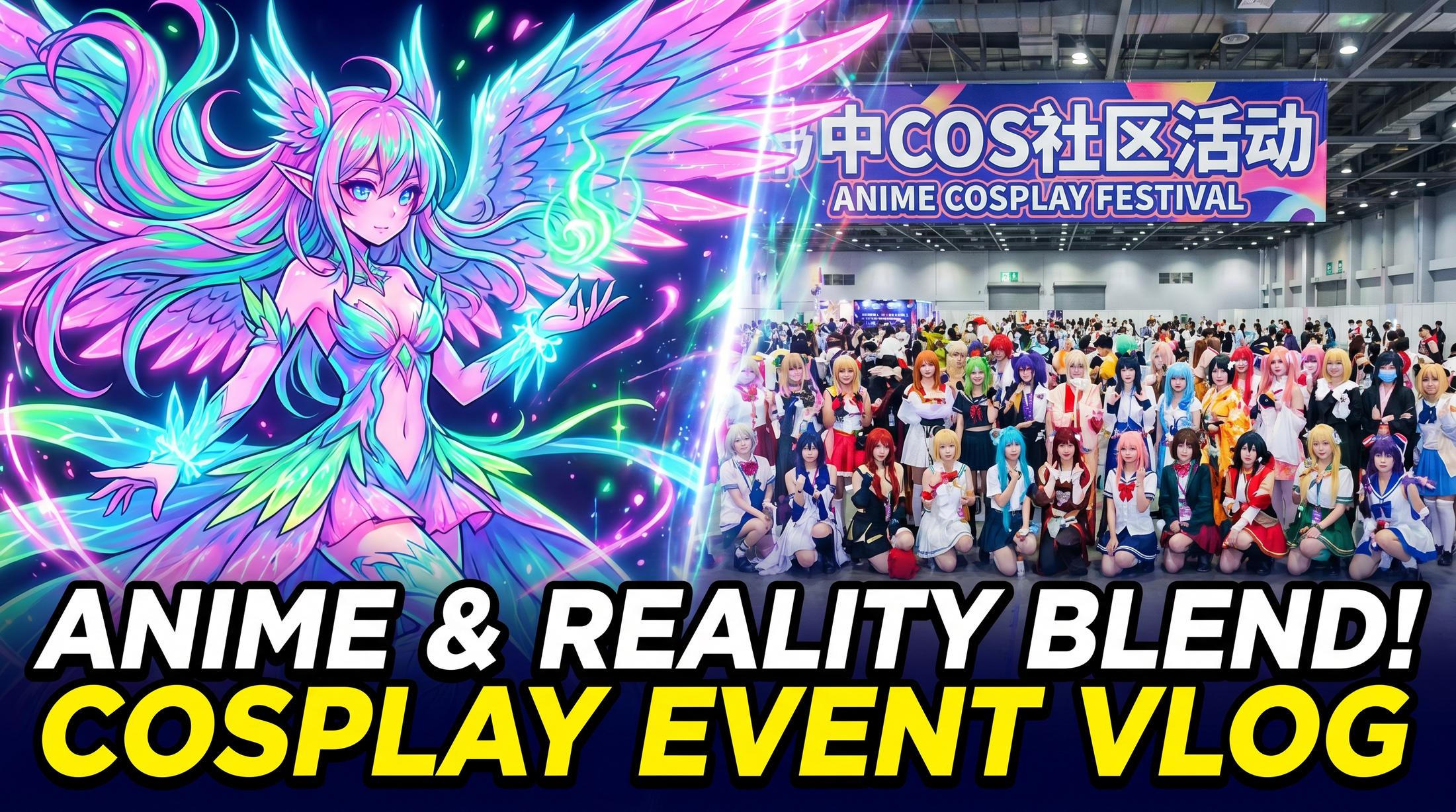 jk学生妹二次元：漫展Cosplay活动合影